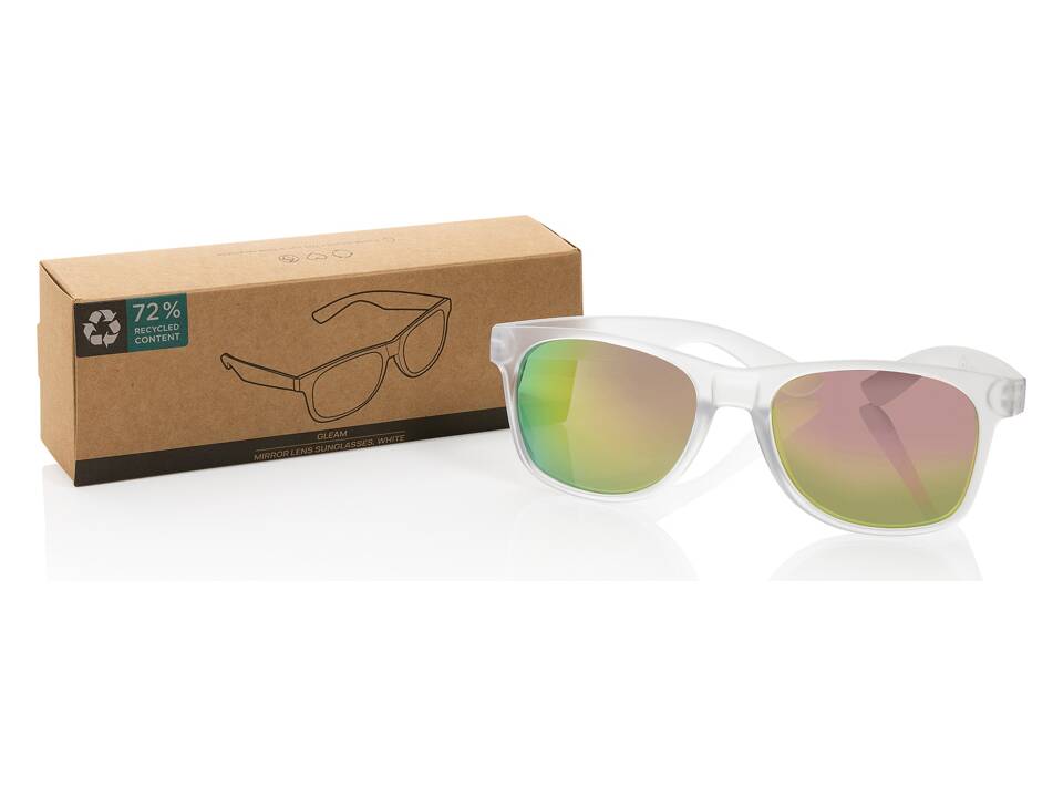 Gleam RCS zonnebril met gerecycled PC spiegelglas 11