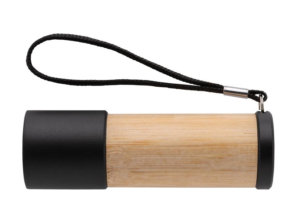 Bamboe- en RCS-gerecyclede plastic zaklamp 3