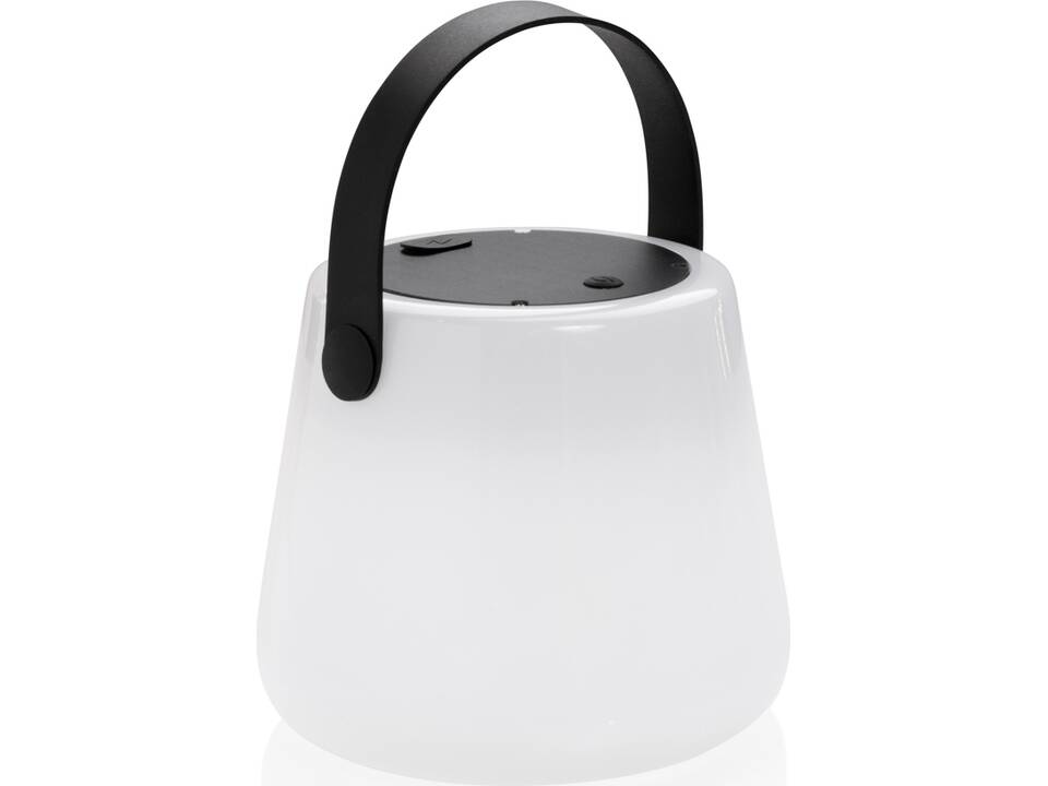 Solar Glow RCS gerecycled plastic USB-oplaadbare buitenlamp 1