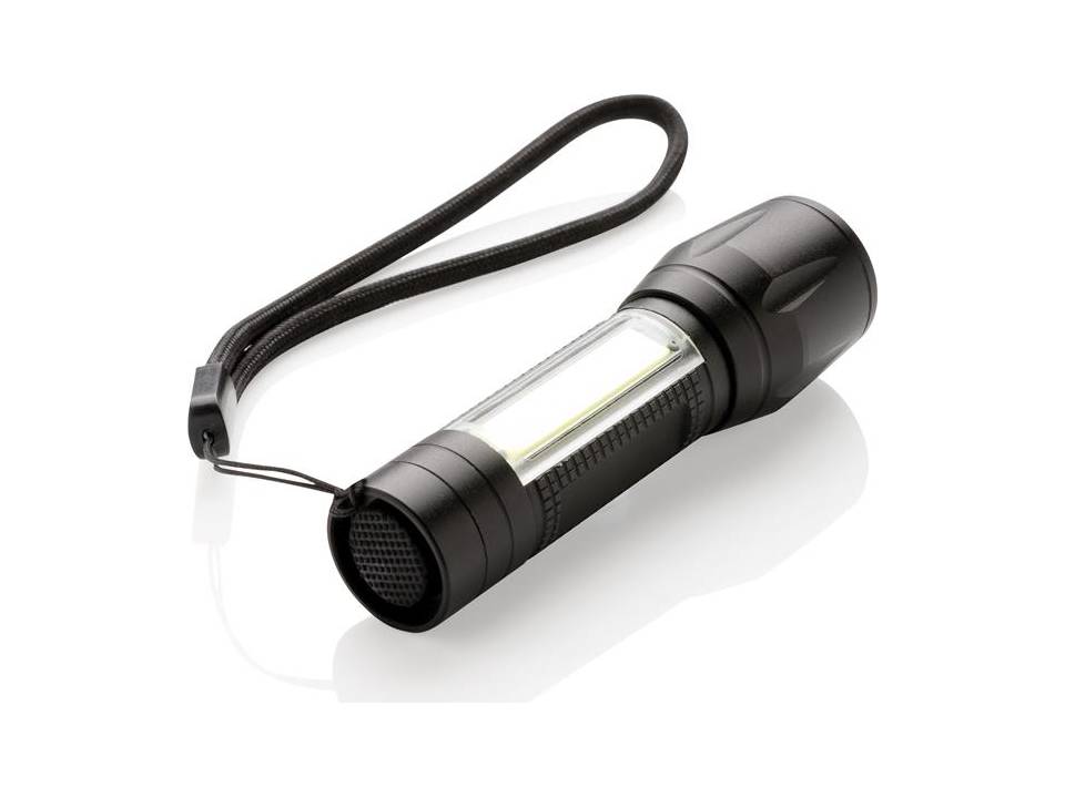 LED 3W focus zaklamp met COB 4