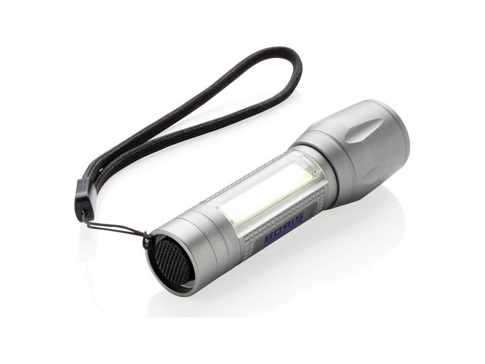 LED 3W focus zaklamp met COB 9