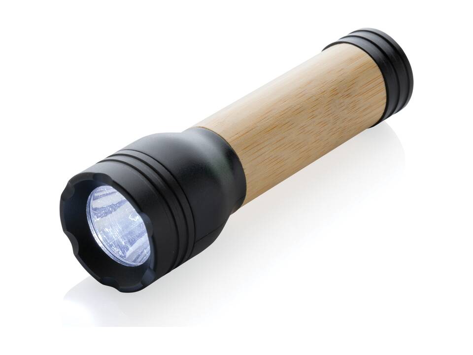 Lucid 1W RCS gerecycled plastic & bamboo zaklamp 1