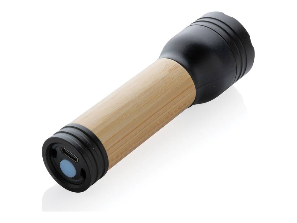 Lucid 1W RCS gerecycled plastic & bamboo zaklamp 2