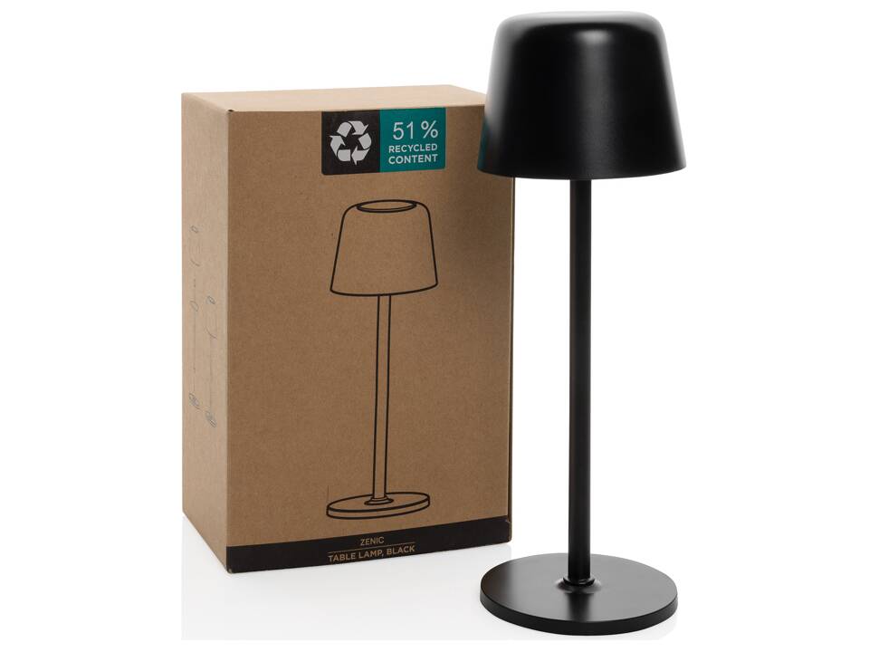 Zenic RCS gerecyclede plastic USB oplaadbare tafellamp 16
