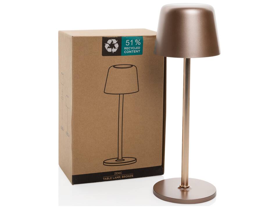 Zenic RCS gerecyclede plastic USB oplaadbare tafellamp 65