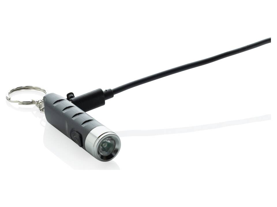 Globix RCS gerecycled plastic USB oplaadbare zaklamp 6