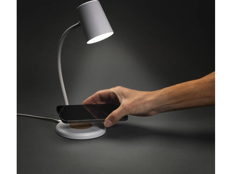 Zenara RCS 15W draadloze bureaulamp van gerecycled plastic 8