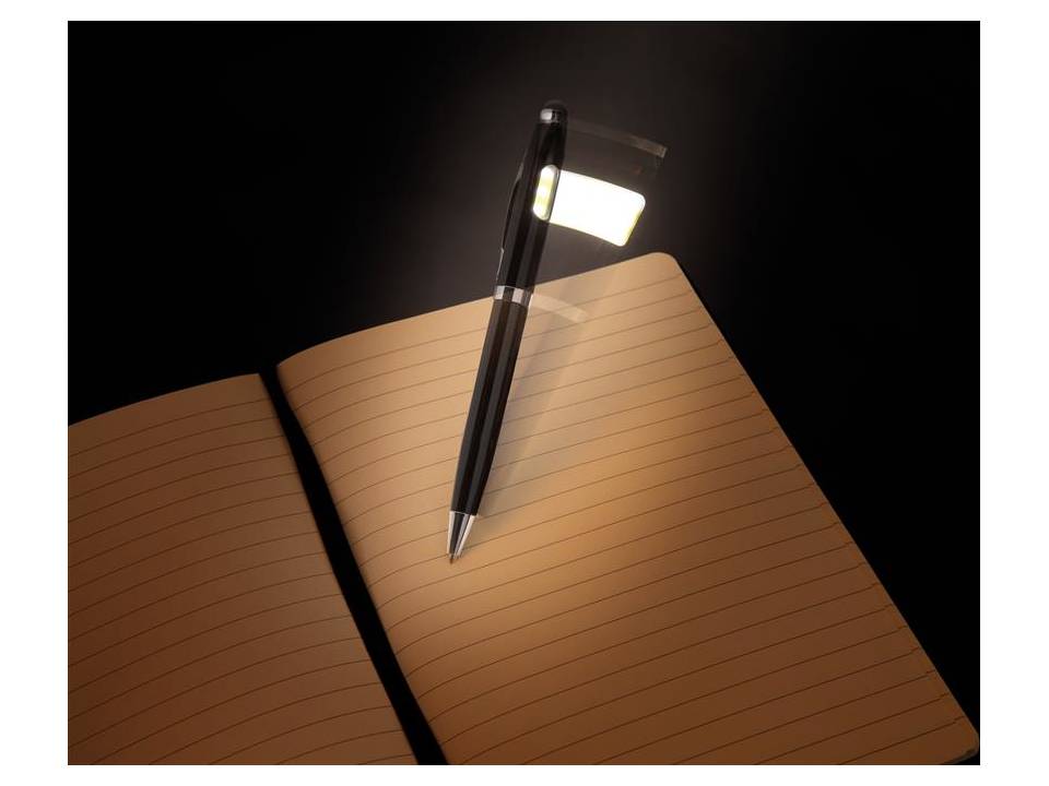 Deluxe stylus pen met COB lamp 6
