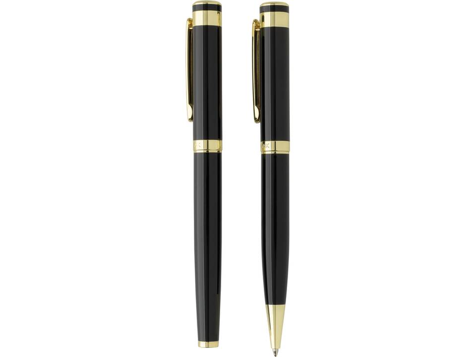 Swiss Peak Luca RCS recycled brass deluxe pen set 2