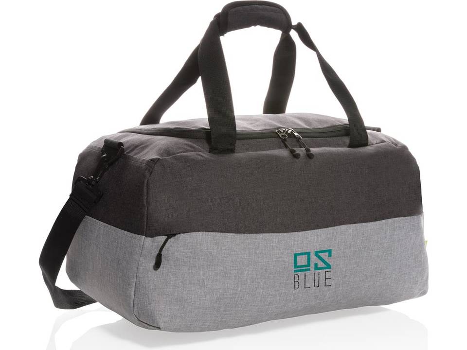 Duo color RPET RFID weekendtas PVC vrij 6