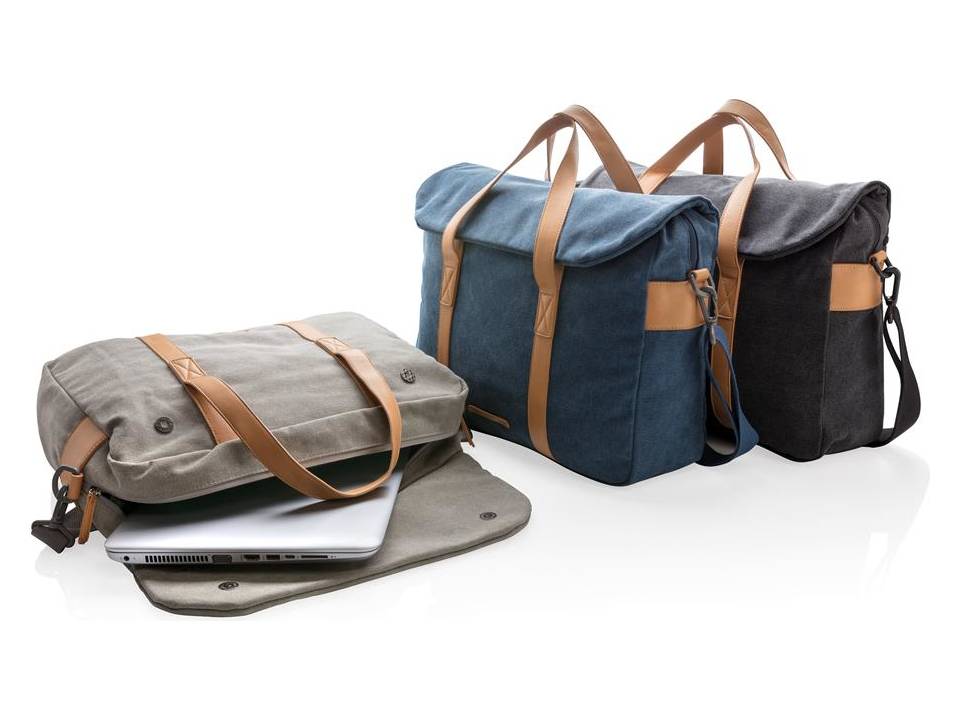 Canvas Laptop tas 21