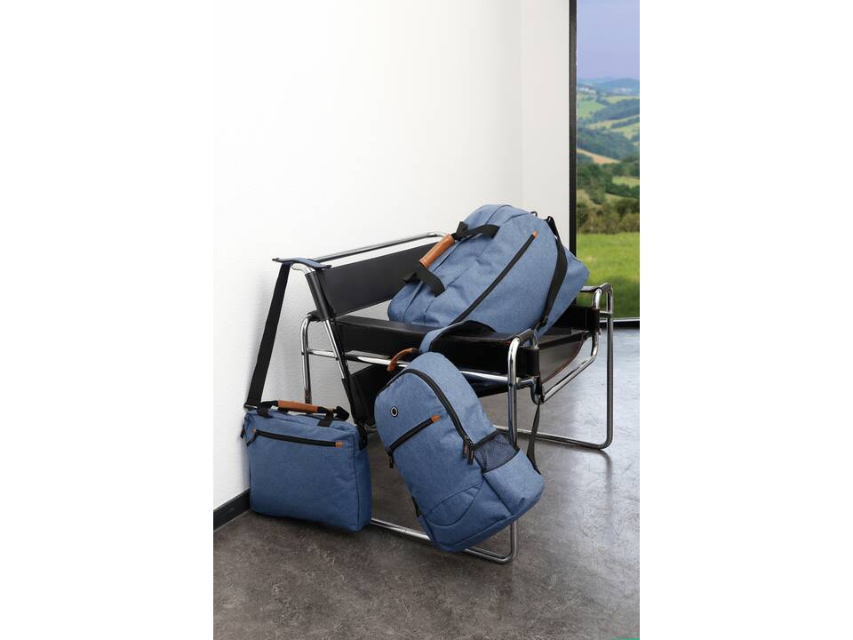 PVC vrije fashion duo tone laptop tas 4