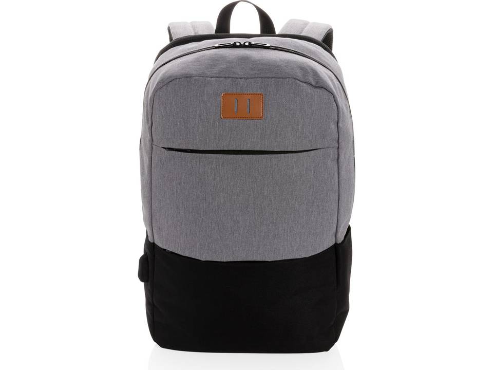 Modern 15.6" USB & RFID laptop rugzak PVC vrij 1