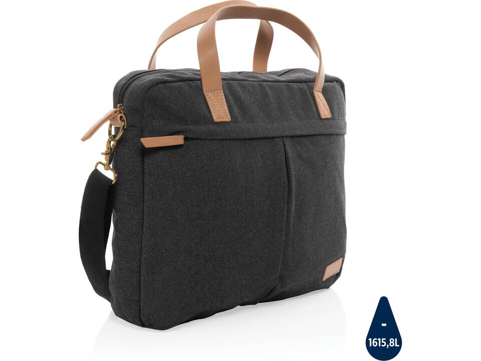 Impact AWARE recycled canvas laptoptas