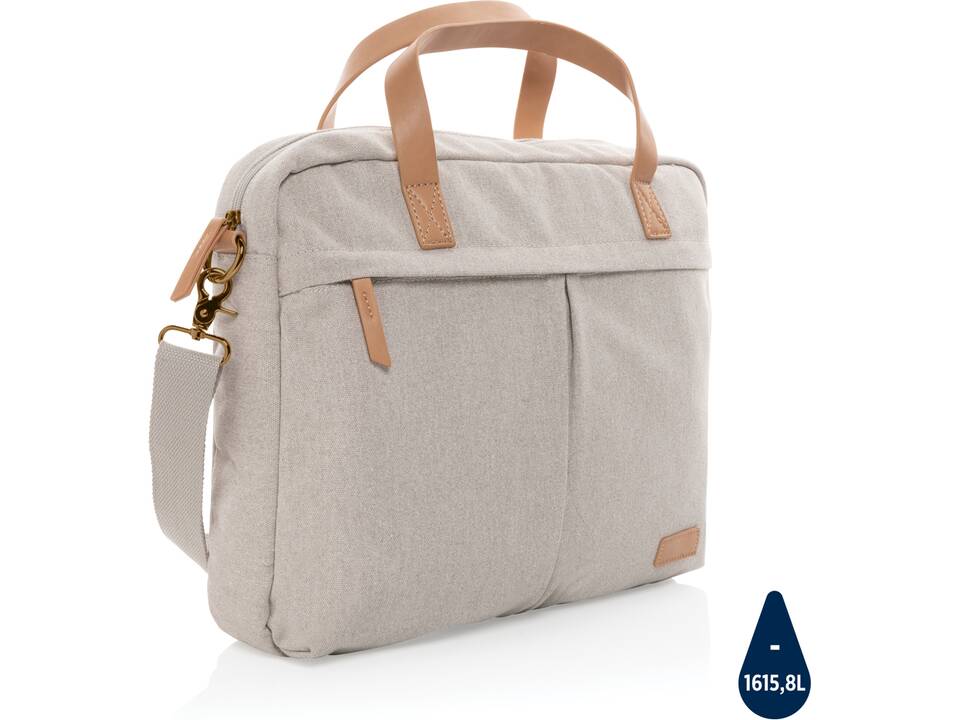 Impact AWARE recycled canvas laptoptas 15