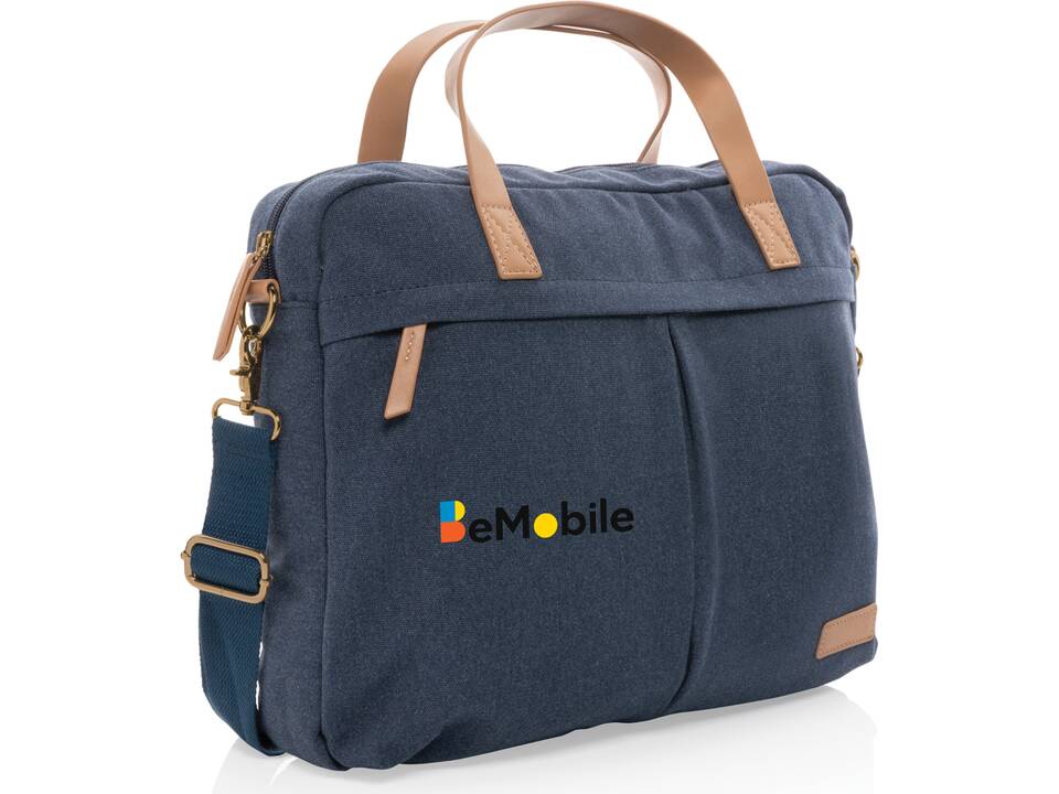 Impact AWARE recycled canvas laptoptas 28