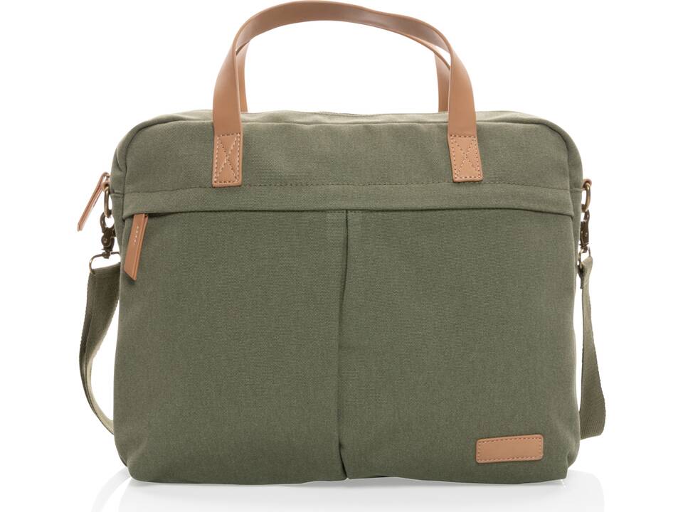 Impact AWARE recycled canvas laptoptas 30