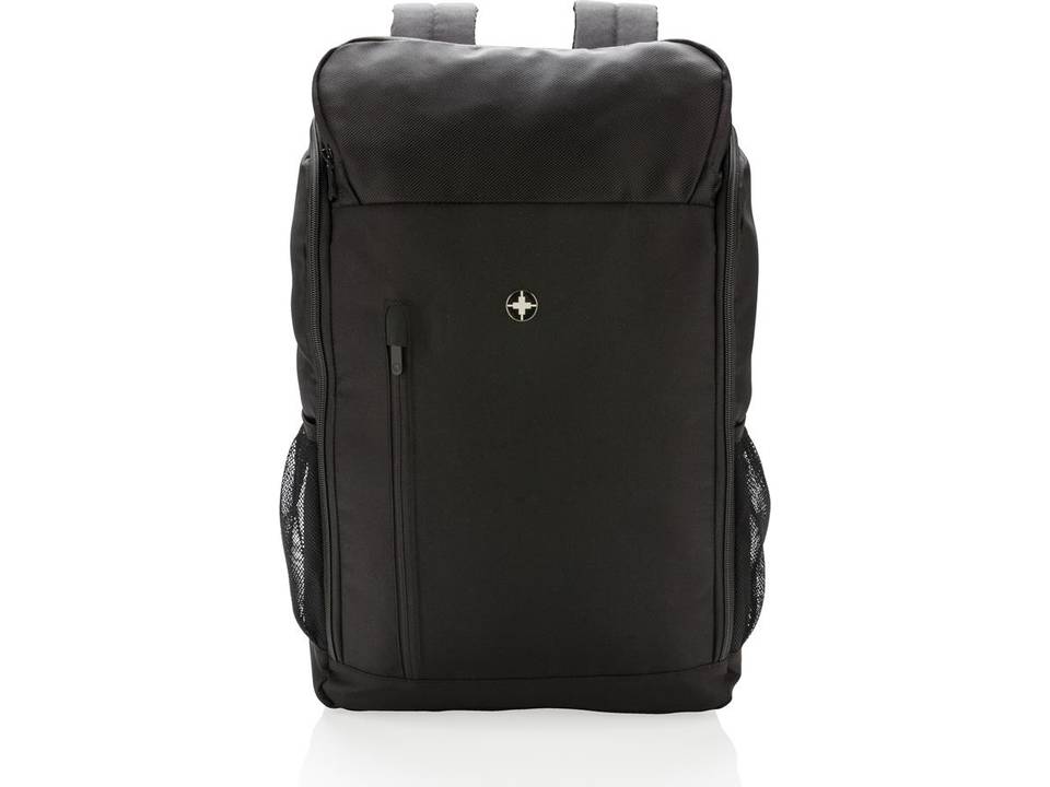 Swiss Peak RFID easy open laptop rugzak 4