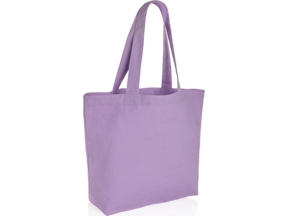 Impact Aware™ recycled canvas shopper met vakje 240gsm 10