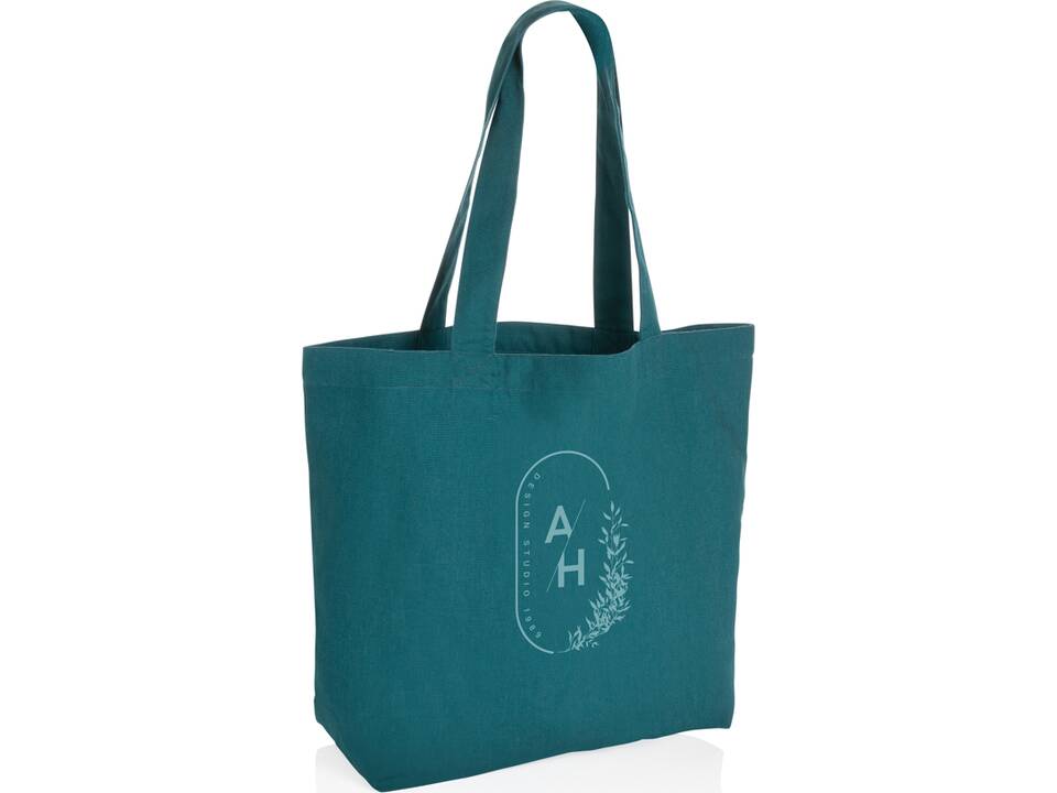 Impact Aware™ recycled canvas shopper met vakje 240gsm 17