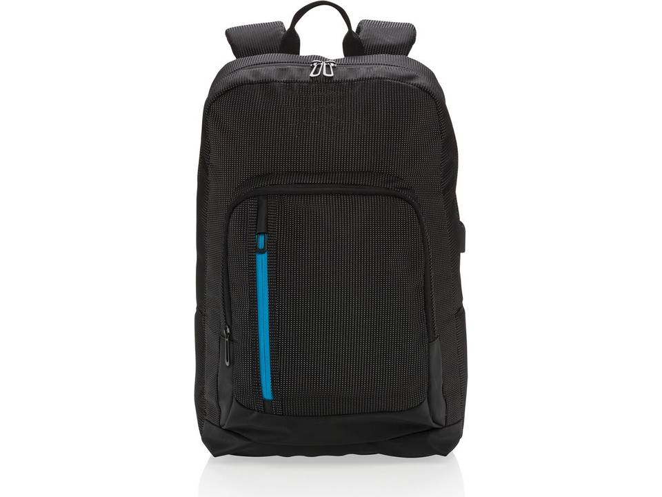 Elite 15,6 inch USB laptop rugzak 4