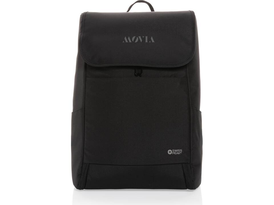 Swiss Peak Fern AWARE™ RPET allover zip 15" laptop rugzak 8