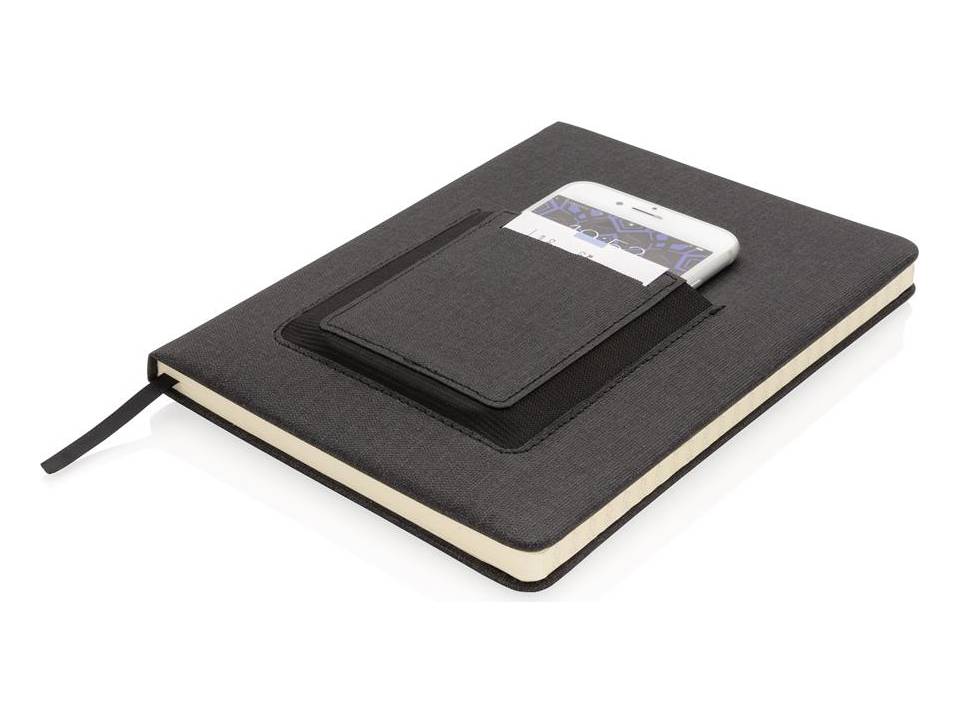 Luxe A5 Notitieboek met telefoonvak 1