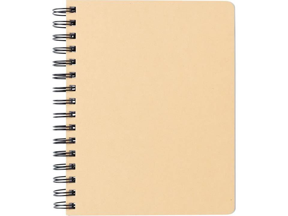 A5 Kraft spiraal notitieboek met memo's 6