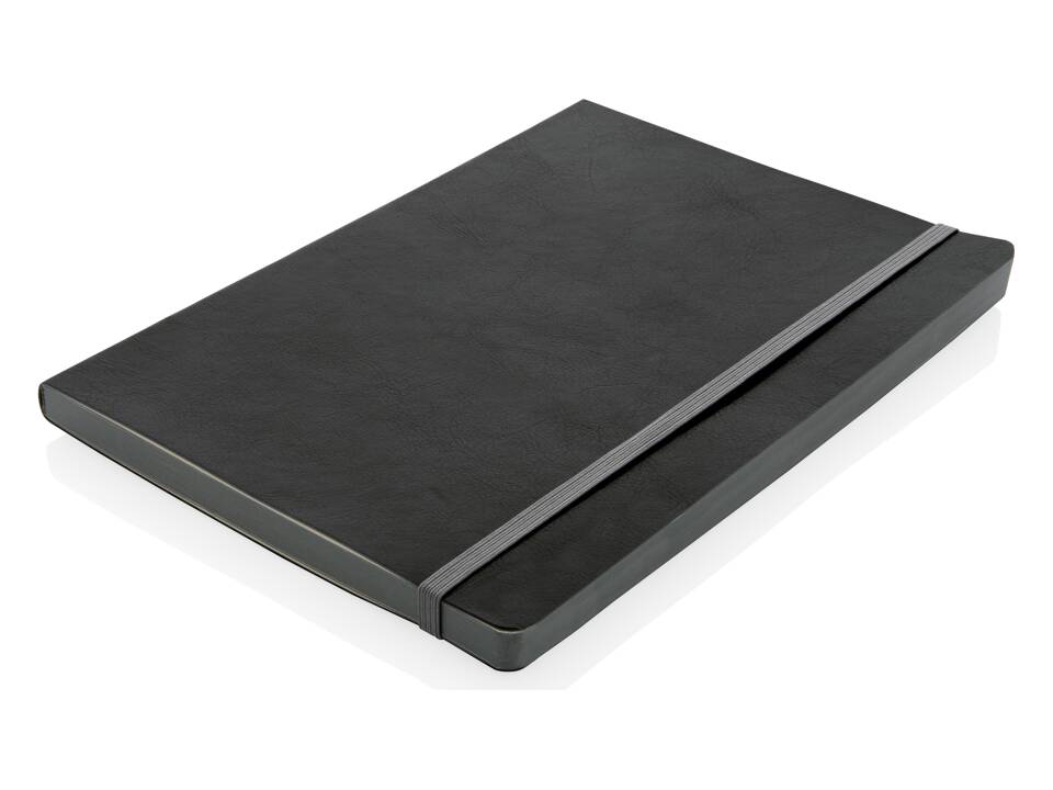 Luxe A5 softcover notitieboek met gekleurde rand 2