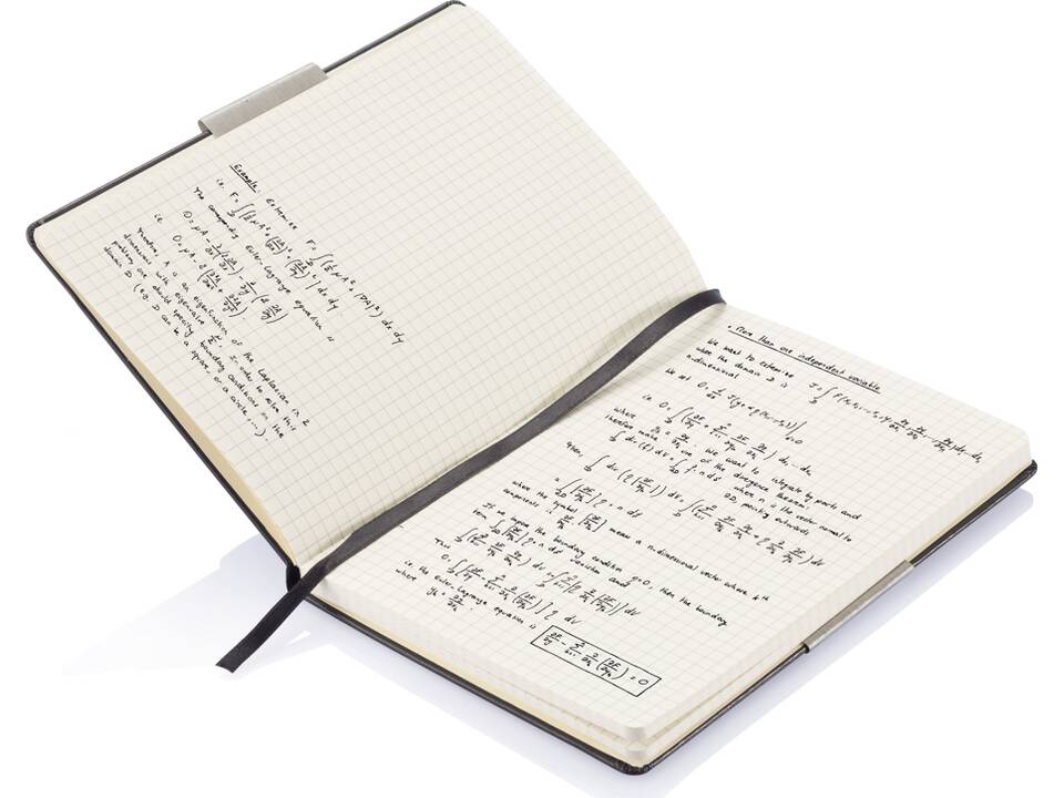 A5 geruit hardcover notitieboek 4