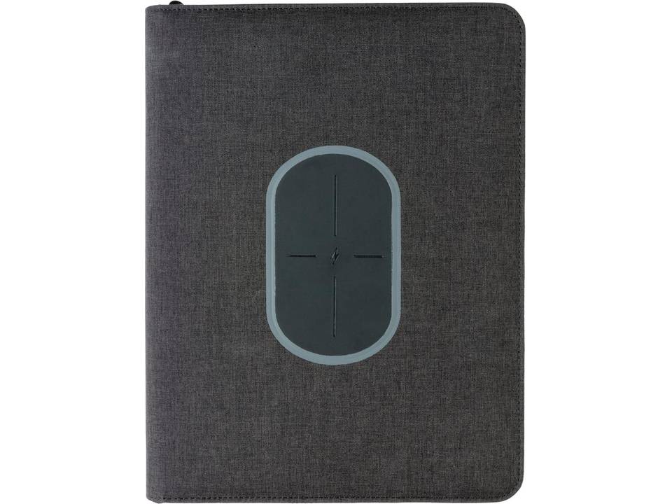 Luxe A4 portfolio met draadloze oplader voor smartphone 8