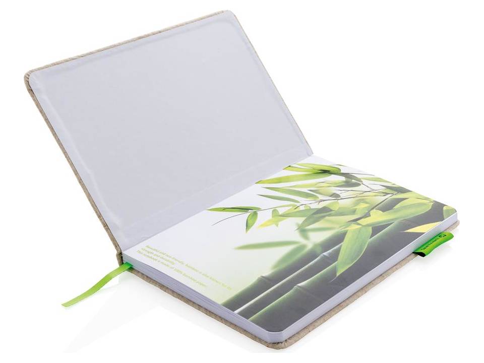 Eco jute notitieboek 2