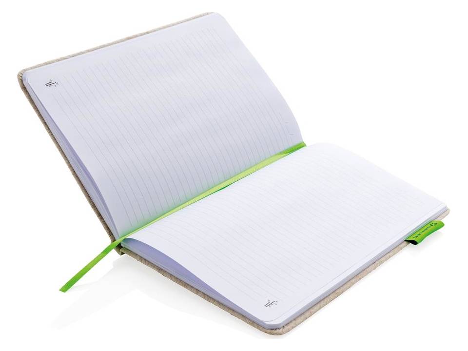 Eco jute notitieboek 3