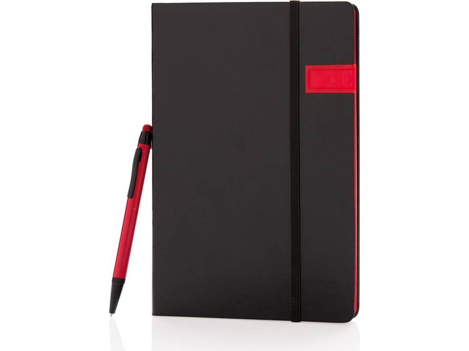 Deluxe data notitieboek met 8GB USB en touchscreen pen 13
