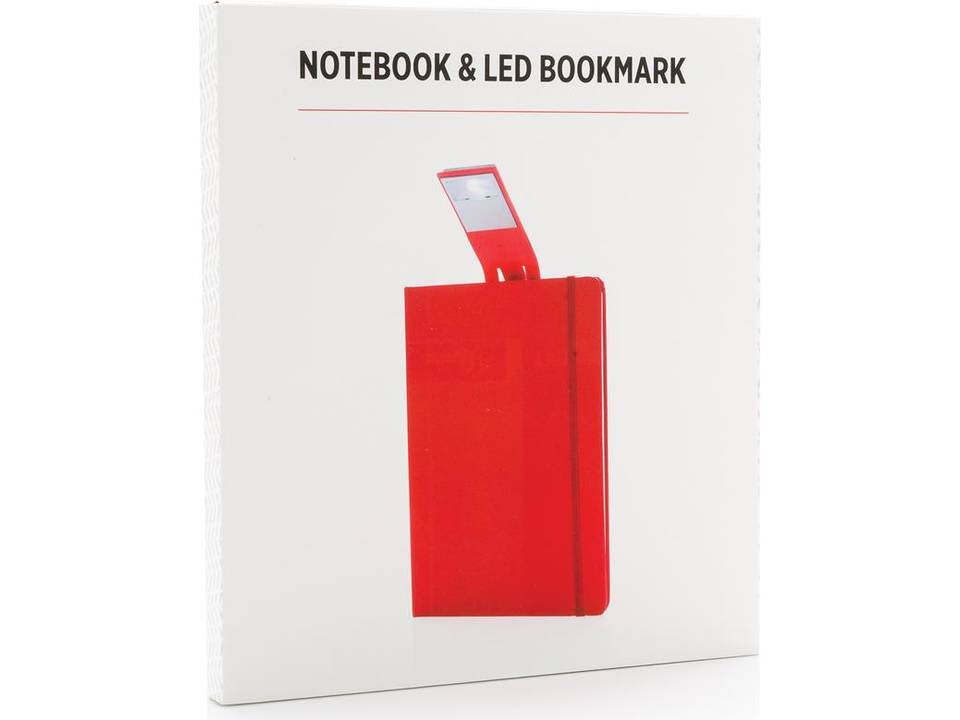 A5 notitieboek met LED leeslamp 4