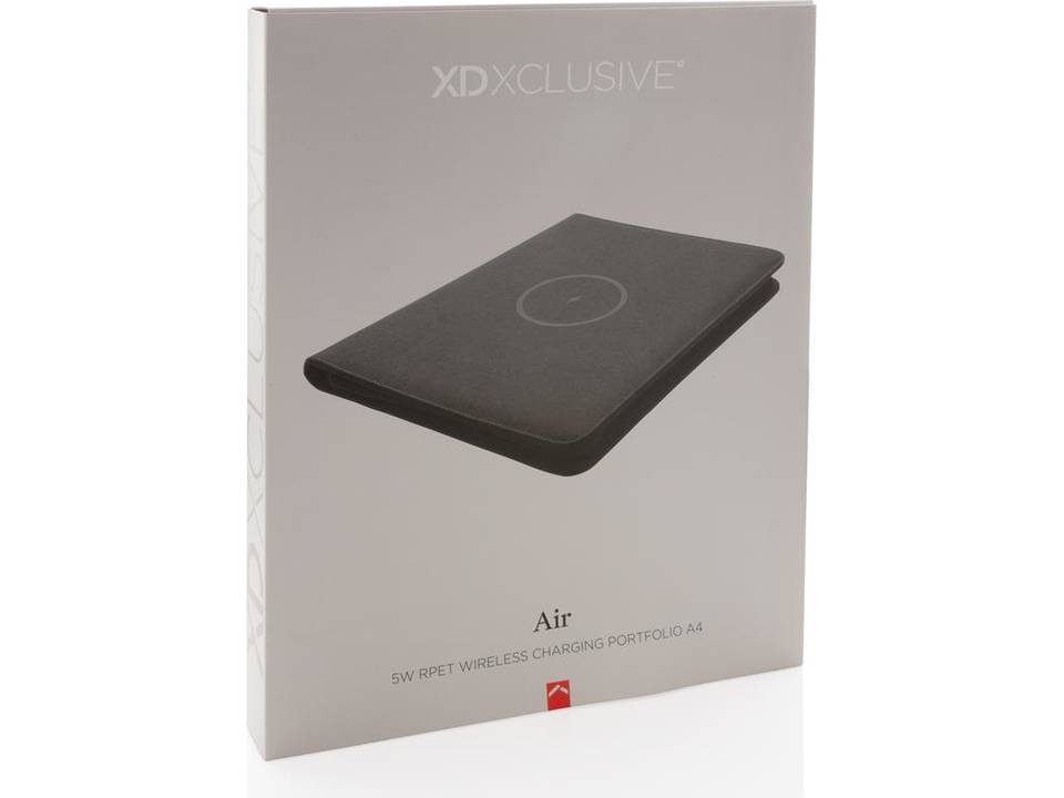 5W rPET A4 portfolio met draadloze oplader Air 14