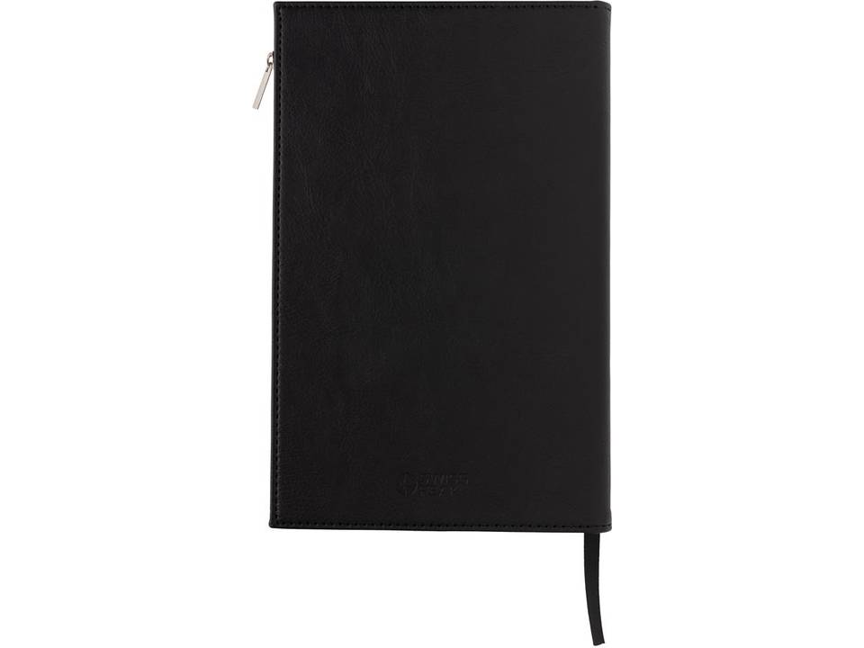 Swiss Peak A5 PU notitieboek met ritsvak 4