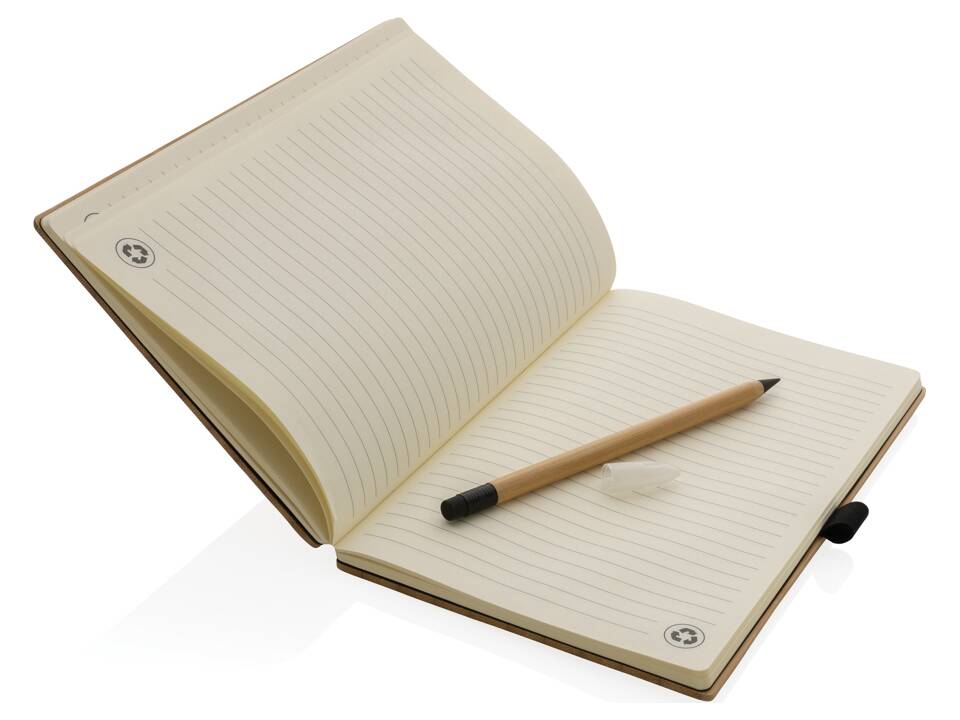 FSC® bamboe notitieboek en inifity potloodset 2