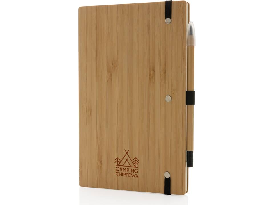 FSC® bamboe notitieboek en inifity potloodset 5