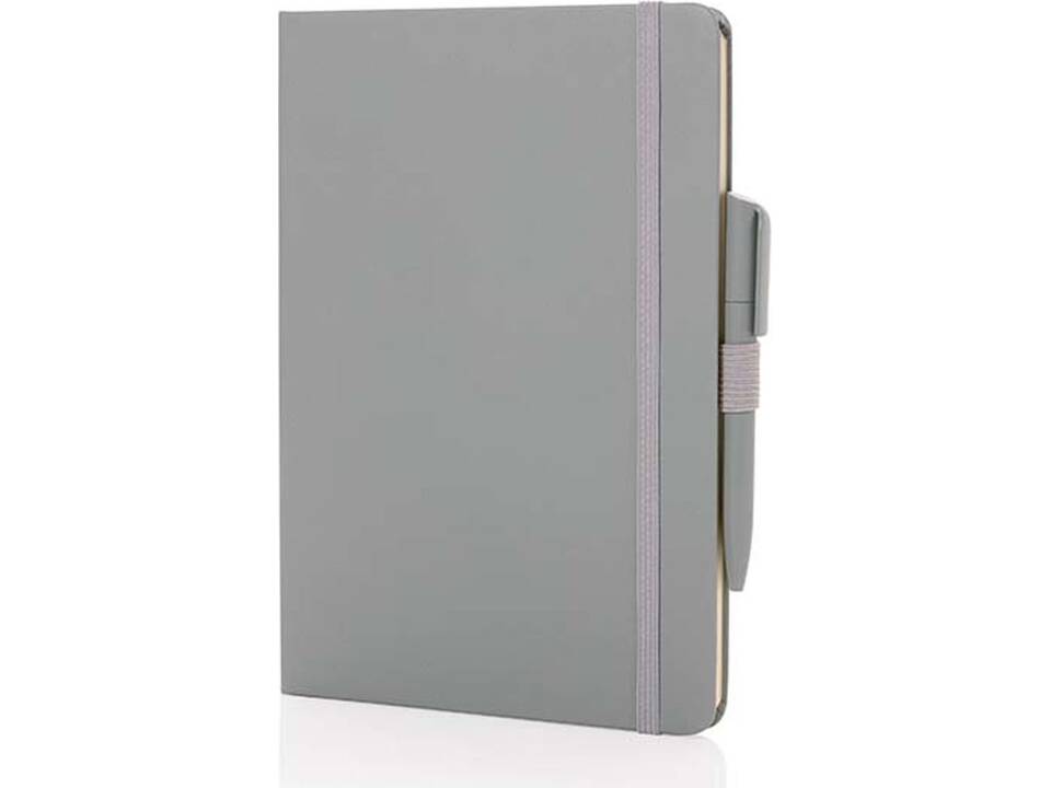 Sam A5 RCS-gecertificeerd notitieboek van recycled leer 45