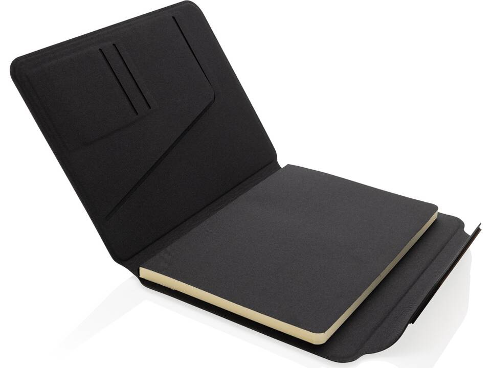 Teri AWARE™ RPET en walnoot A5-portfolio 1