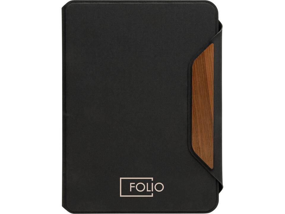 Teri AWARE™ RPET en walnoot A5-portfolio 6