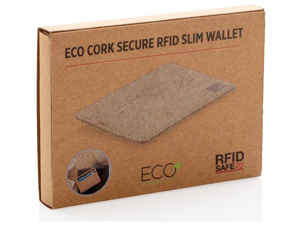 ECO kurk RFID mini portemonnee 6