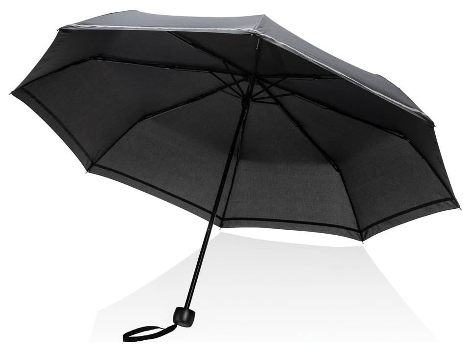 20.5 "Impact AWARE ™ RPET 190T pongee reflective miniparaplu 4
