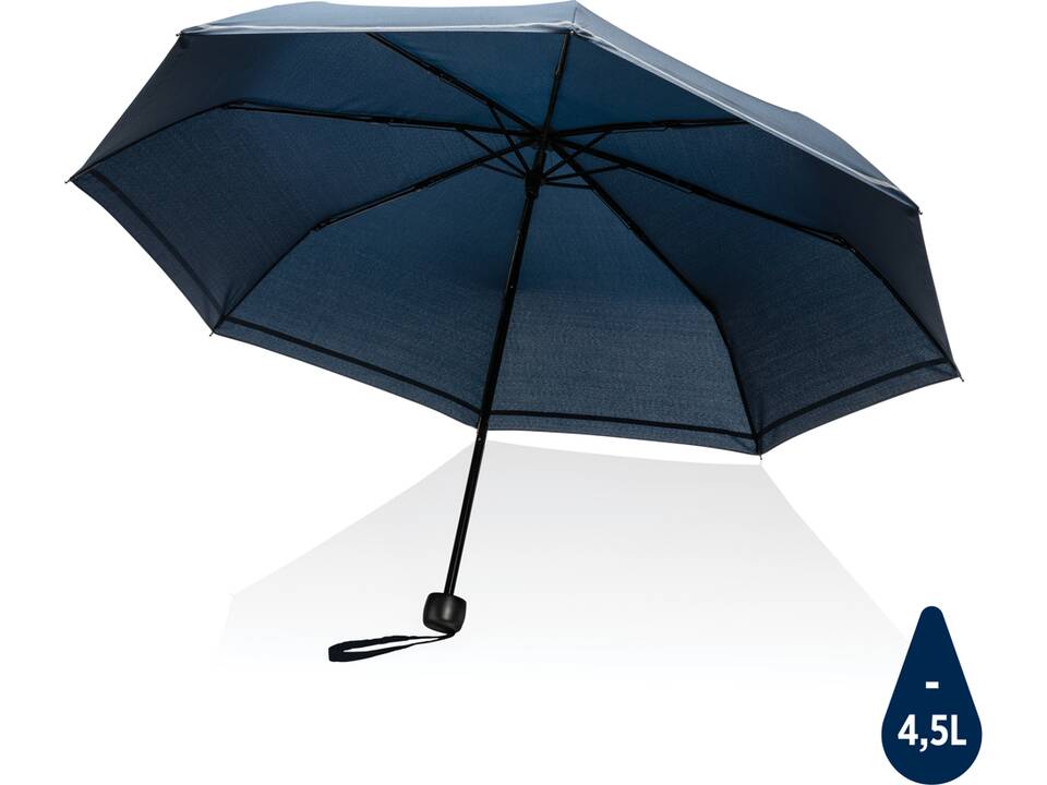 20.5 "Impact AWARE ™ RPET 190T pongee reflective miniparaplu 12