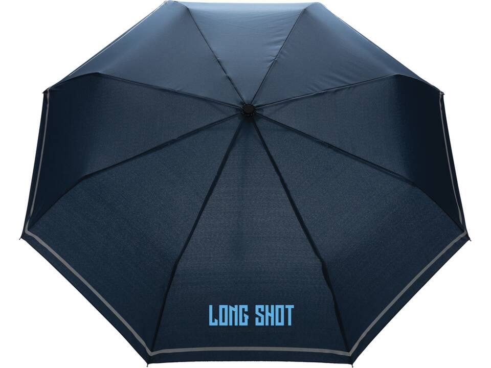 20.5 "Impact AWARE ™ RPET 190T pongee reflective miniparaplu 16
