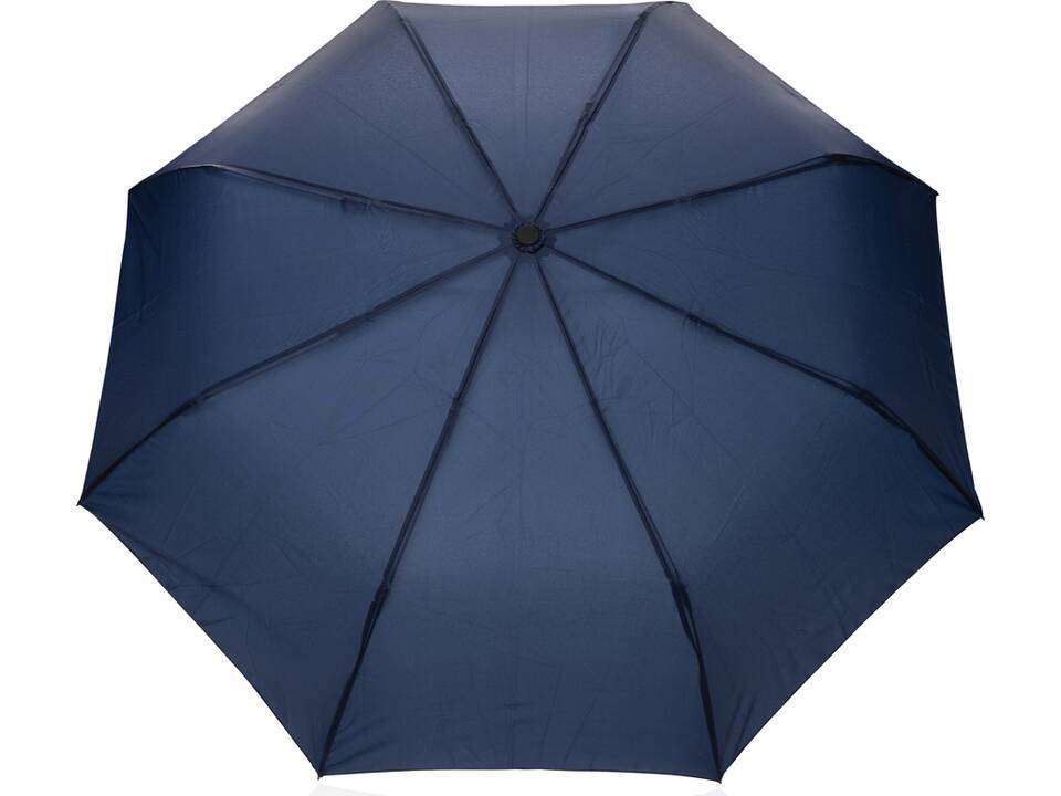 Kaycey 21" AWARE™ RPET Acaciahouten mini auto open paraplu 21