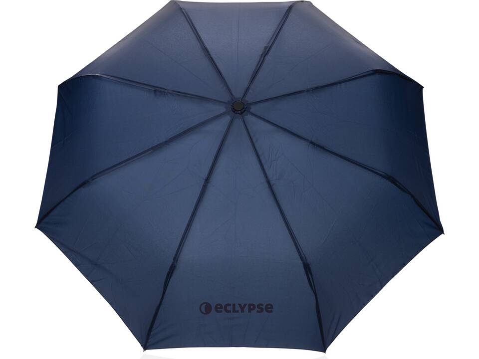 Kaycey 21" AWARE™ RPET Acaciahouten mini auto open paraplu 25