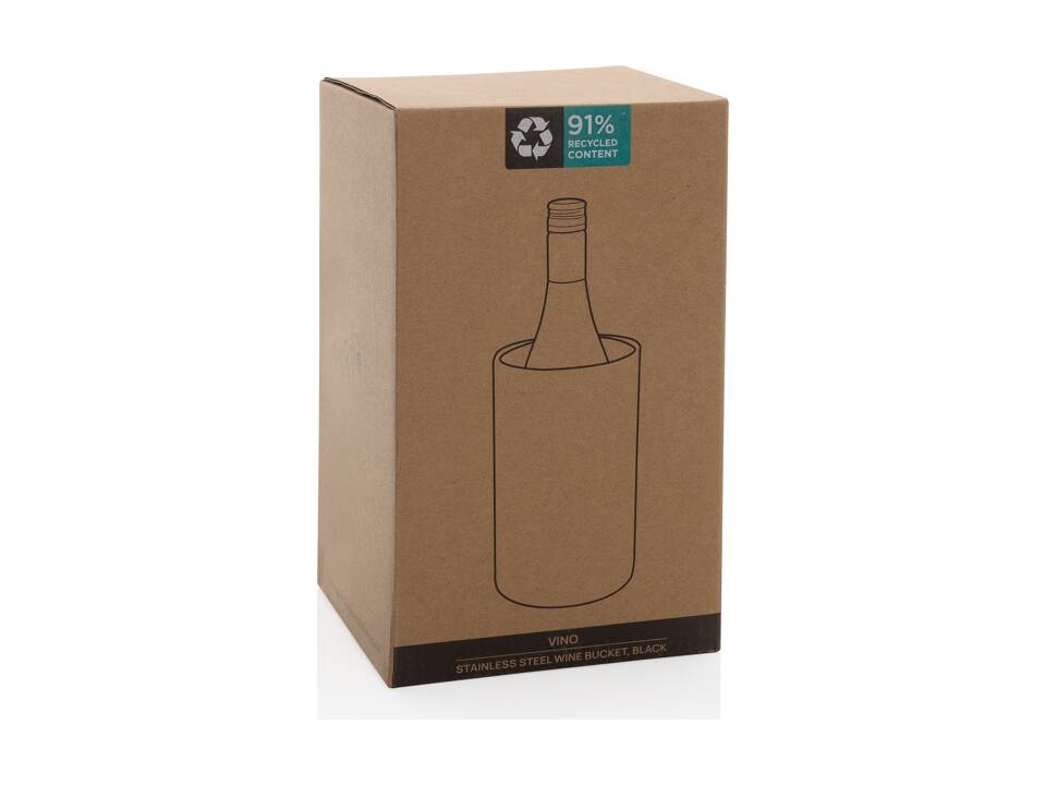 Vino RCS-gecertificeerde gerecyclede rvs wijnkoeler 8