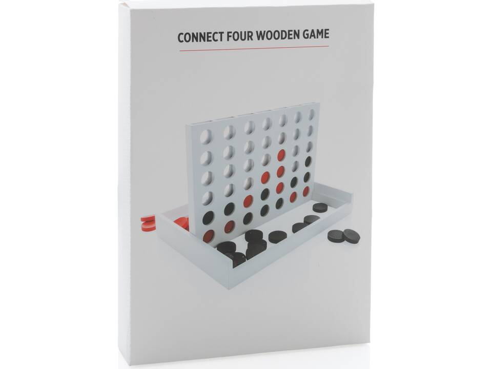 Vier op een rij houten spel 9